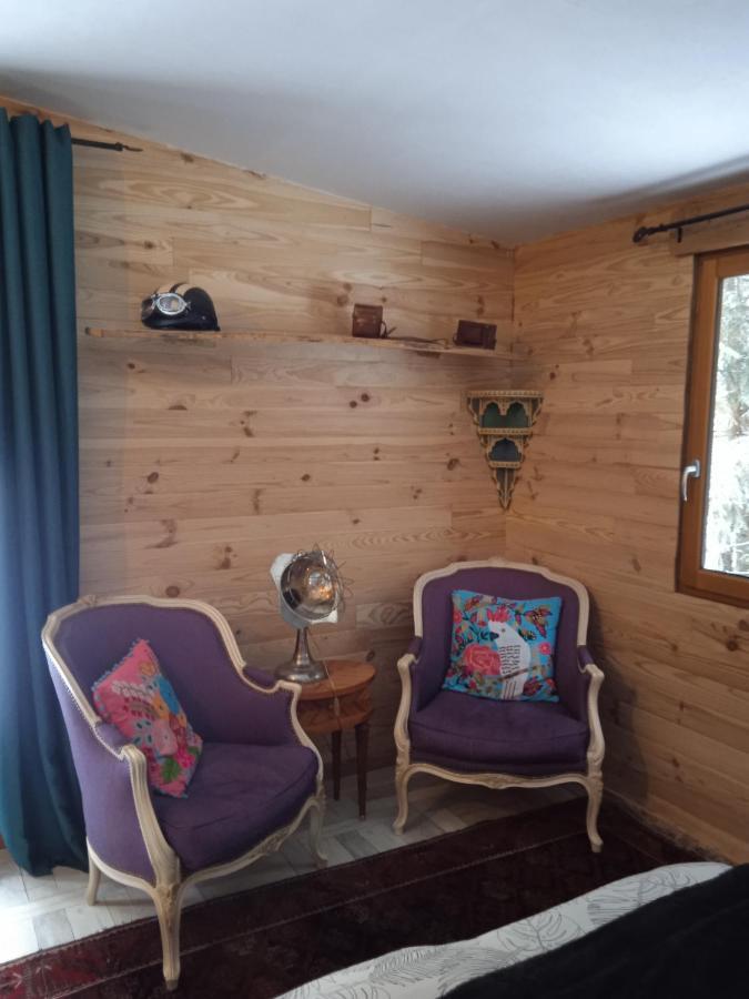 Chalet Libellule Domaine De La Mamounette Champclause Exterior foto