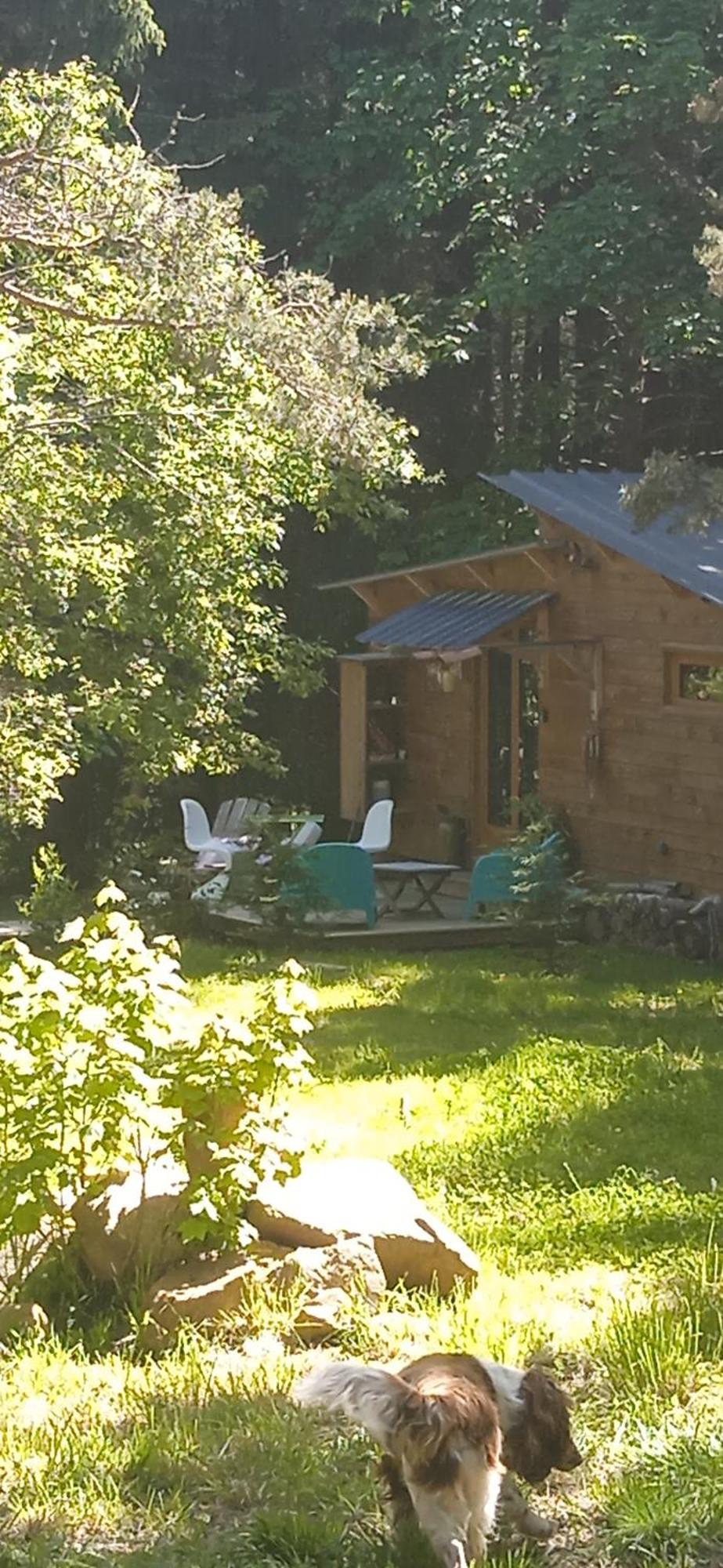 Chalet Libellule Domaine De La Mamounette Champclause Exterior foto